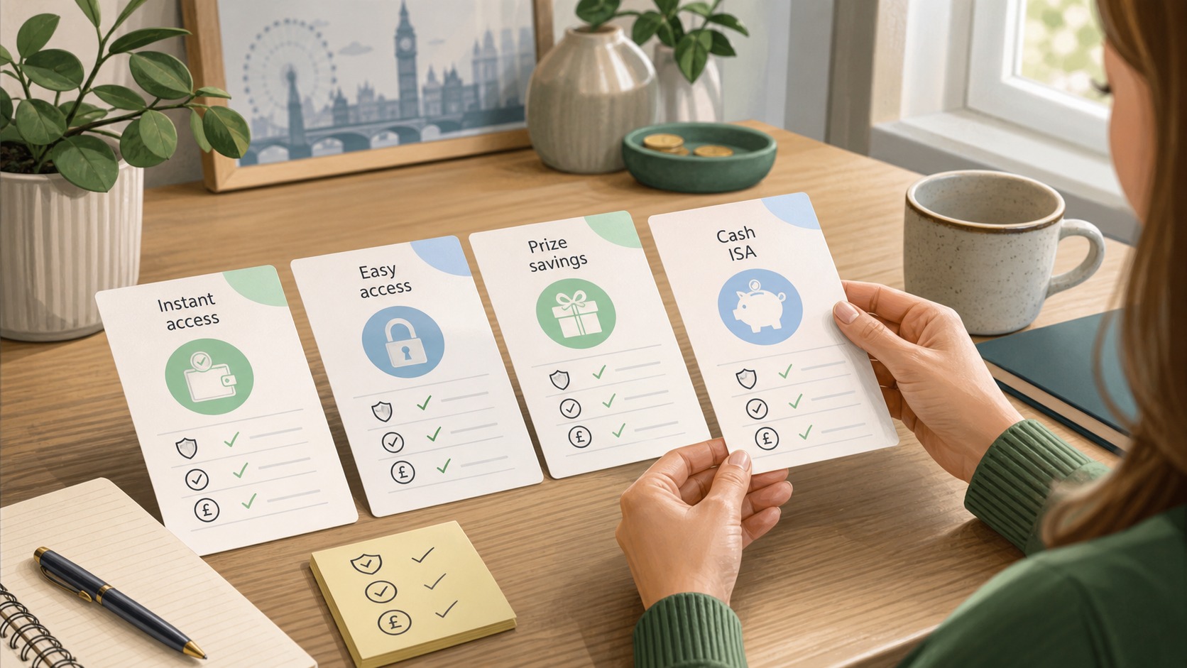 Chip savings app account options