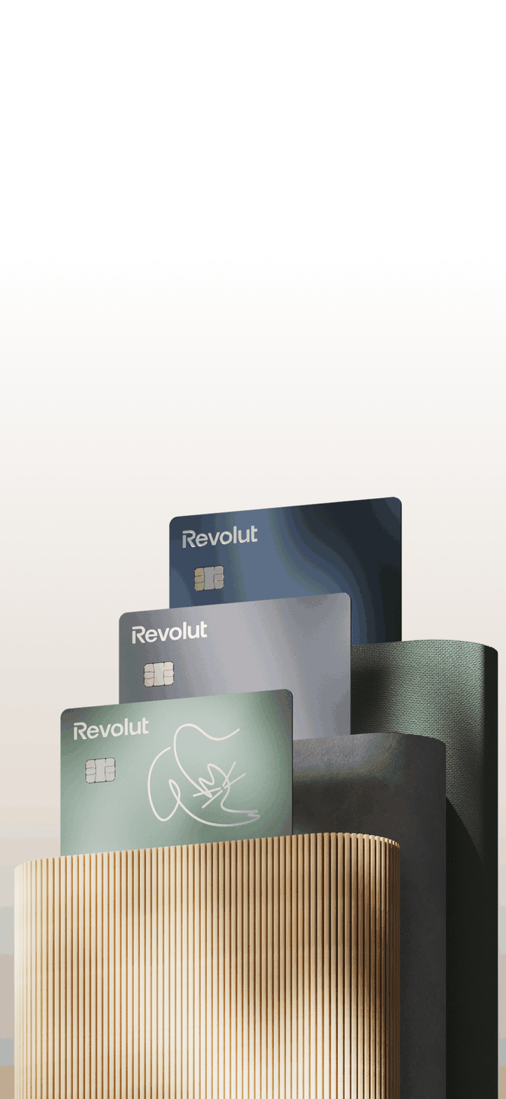 Revolut card stack product image for Wise vs Revolut travel card comparison